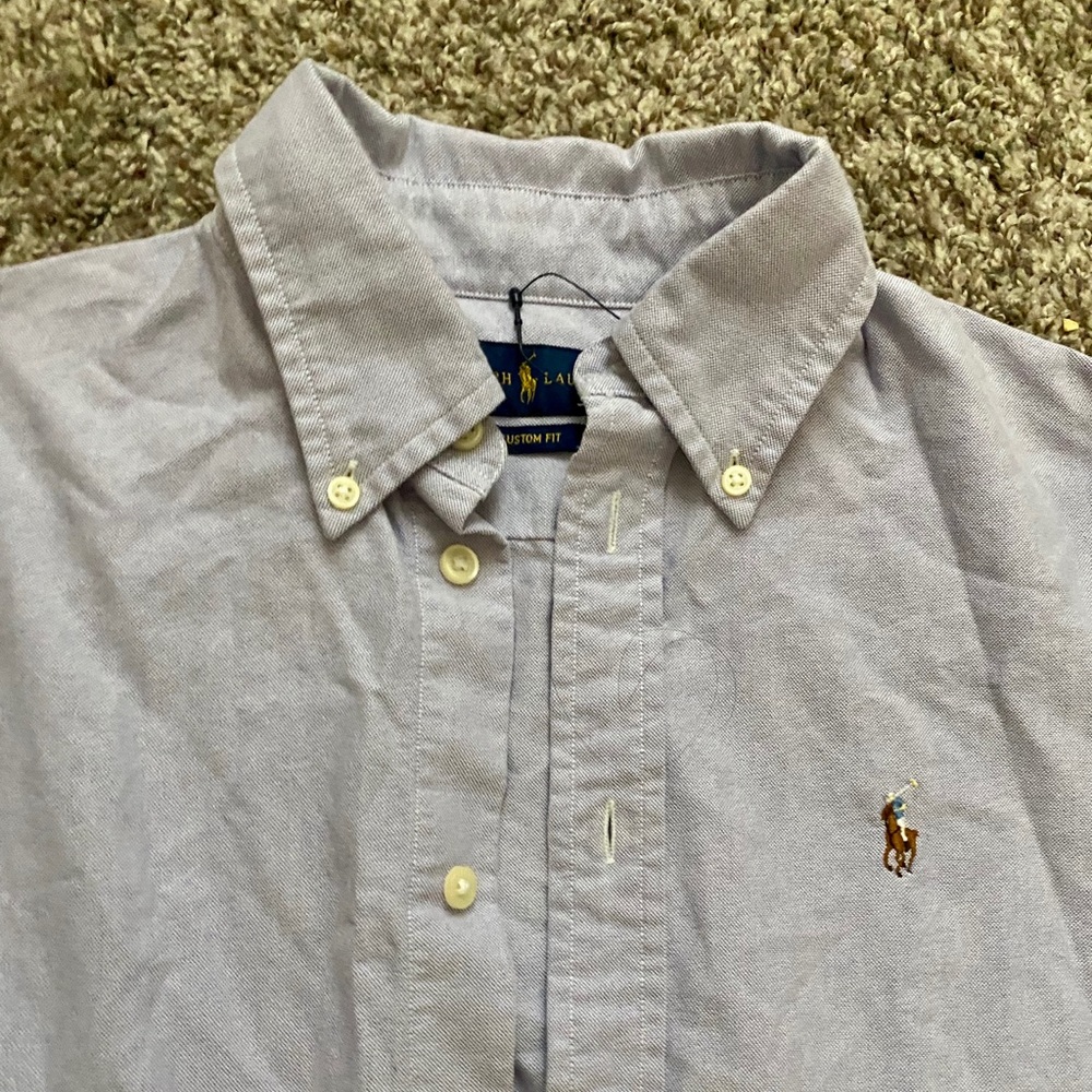 Lavender Ralph Lauren longsleeve button up
